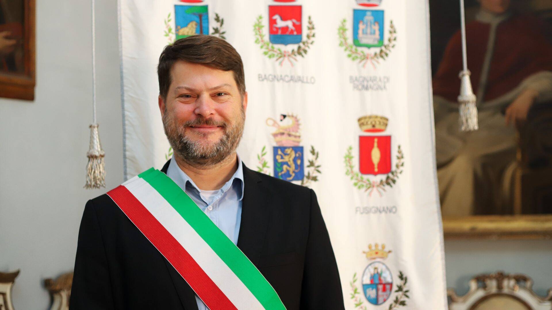 foto del sindaco di Bagnacavallo Matteo Giacomoni