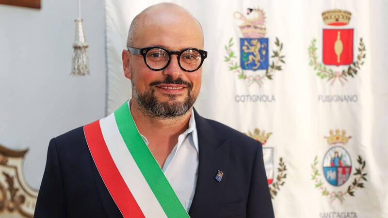 foto del sindaco di Cotignola Federico Settembrini