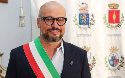 foto del sindaco di Cotignola Federico Settembrini