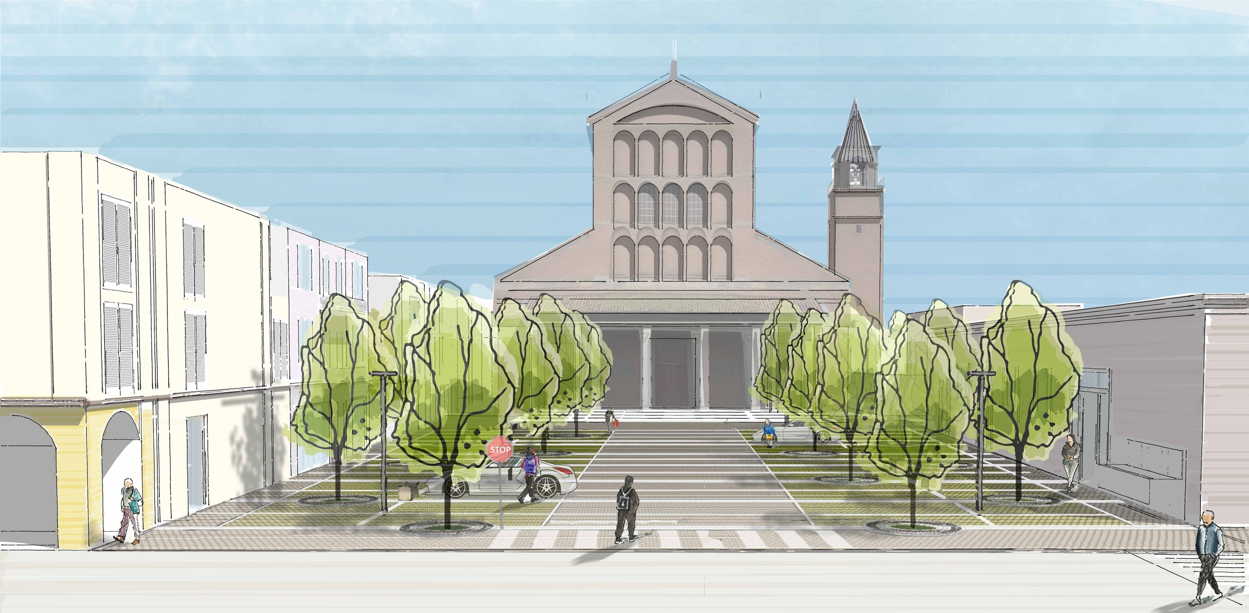 Immagine: Architettura urbana verde: piazza Armandi