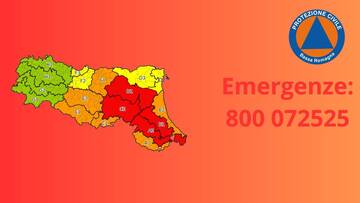 Allerta rossa anche per l'11 maggio per criticità idraulica in Bassa Romagna 