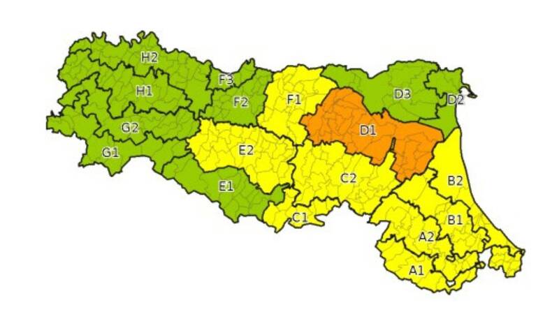 Allerta arancione per criticità idraulica nella giornata di venerdì 26 dicembre