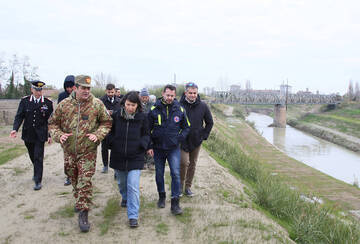 Il commissario Figliuolo in visita nei comuni della Bassa Romagna