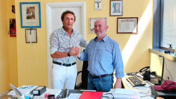I sindaci salutano il commissario capo Paolo Brusa in vista del prossimo pensionamento