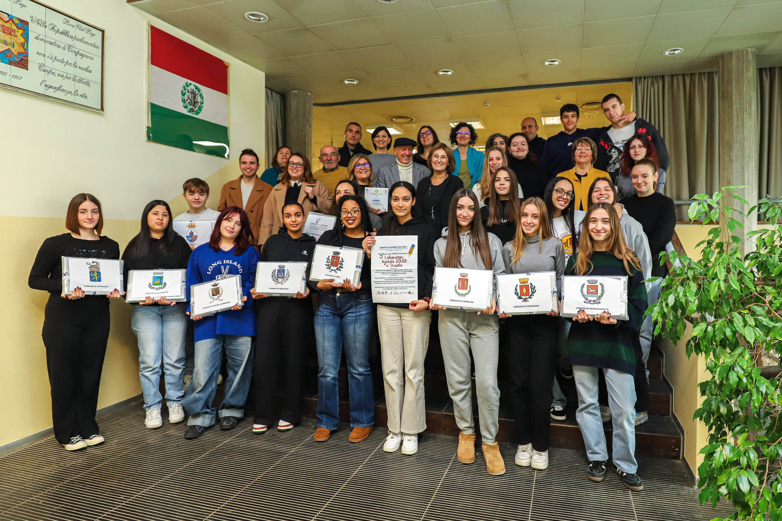 Consegna premio pc Cresco Awards, Polo tecnico di Lugo, 15 dicembre 2023