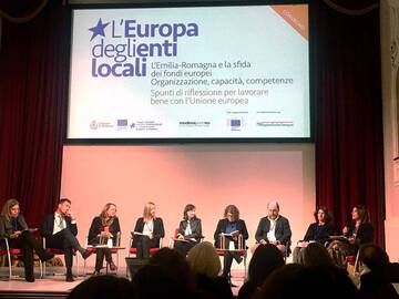Il Servizio Europa e progettazione strategica a Modena per il convegno «L'Europa degli enti locali»