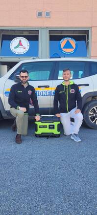 Il Rotaract ha donato un generatore alla Protezione Civile