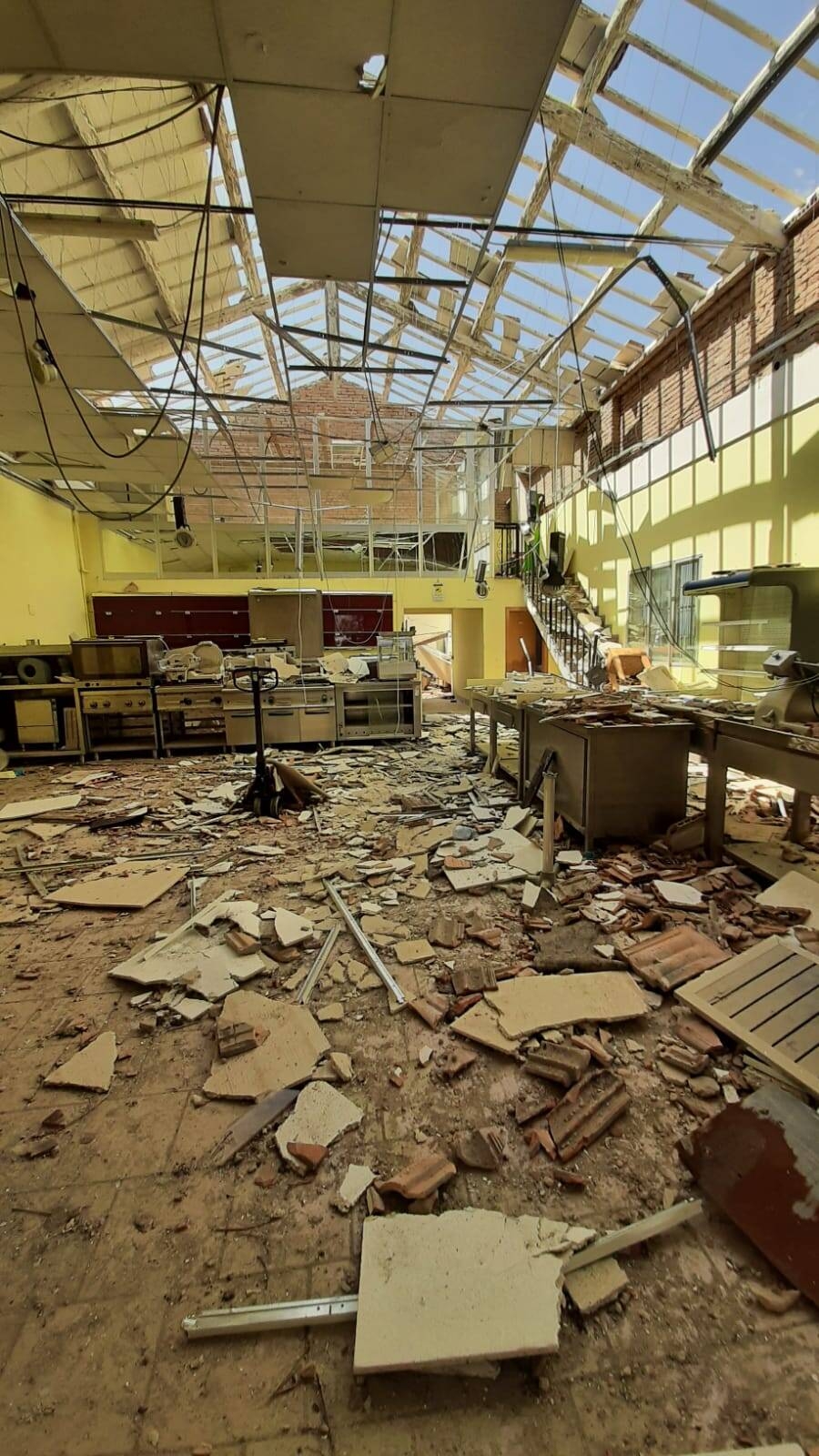 I danni del tornado di luglio 2023