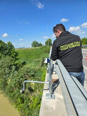 Installato un idrometro sul ponte dell’Albergone