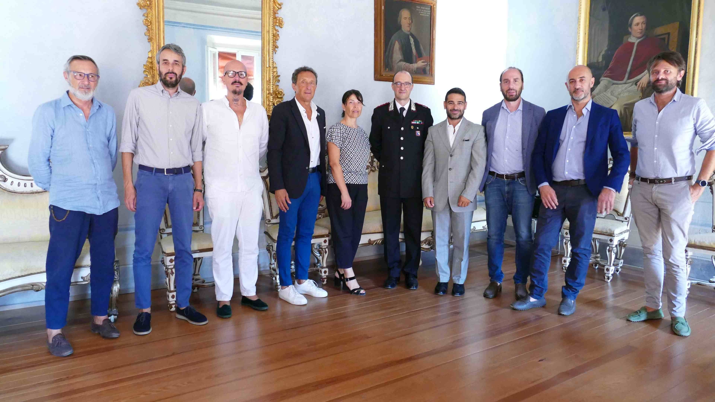Immagine: Il Saluto al Comandante De Donno 