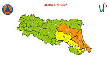 Rischio idraulico in Bassa Romagna, l'allerta passa da rossa ad arancione