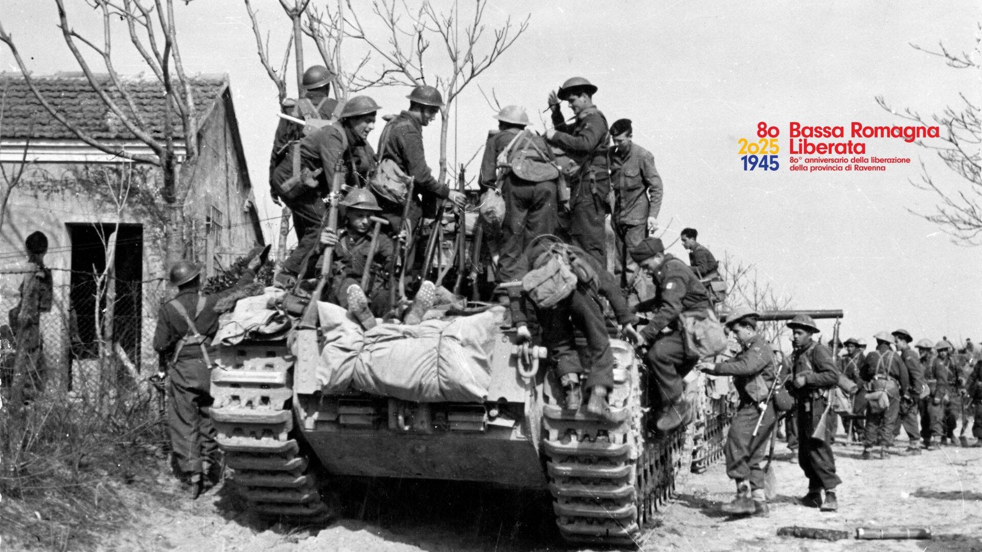 foto carro armato dopo la liberazione del 1945