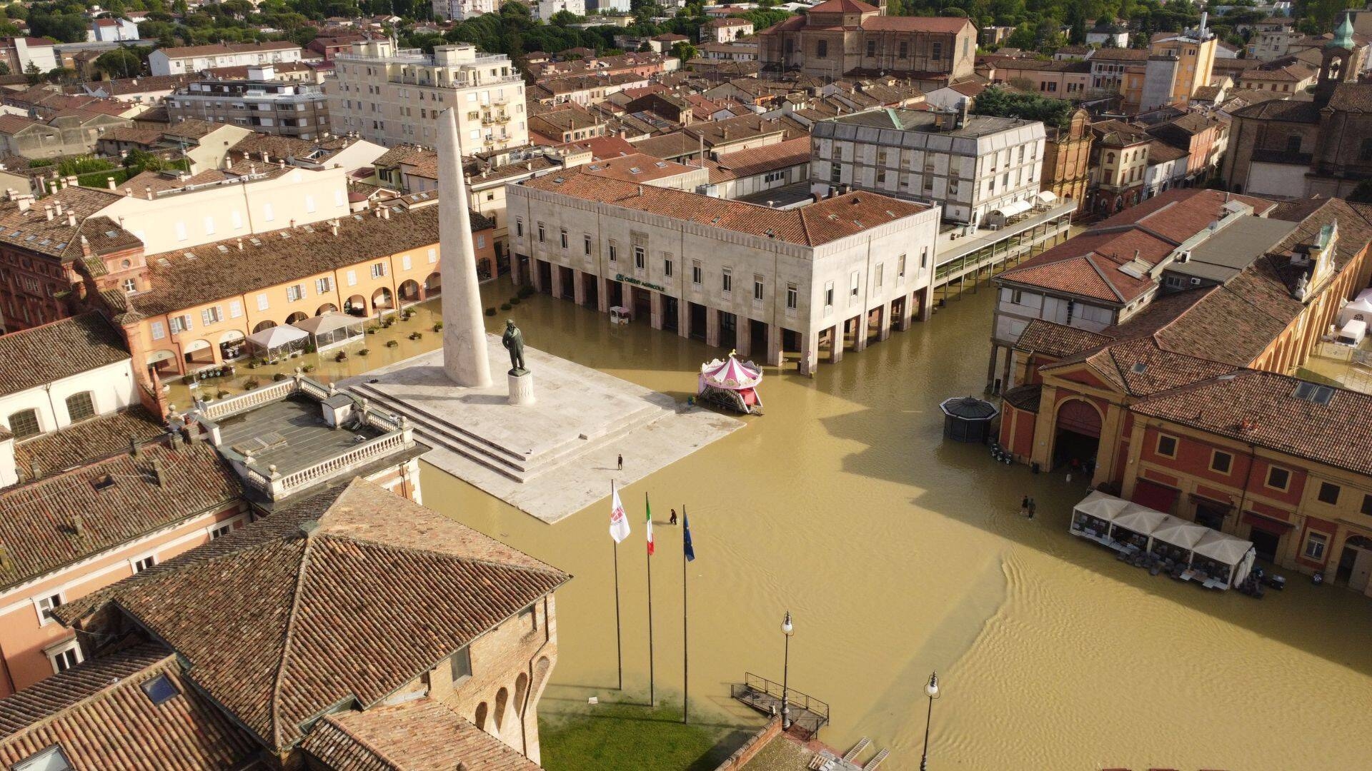 Immagine: Lugo allagata