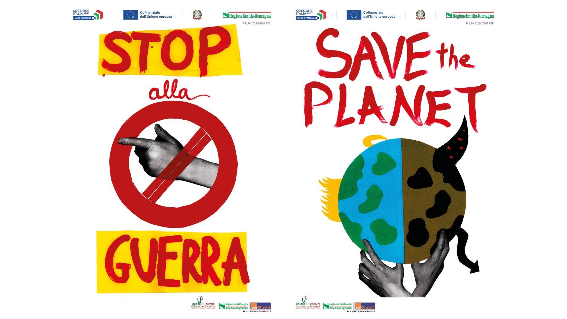 manifesti di nuova iconografia della Resistenza