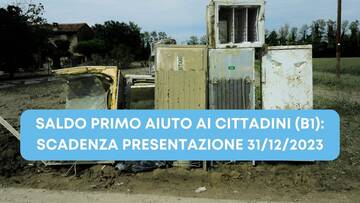 Saldo PAC (primi aiuti ai cittadini): scadenza presentazione prorogata al 31/12