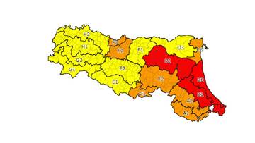 Piogge intense per giovedì 3 ottobre, l'allerta diventa rossa per le vulnerabilità territoriali connesse al precedente evento alluvionale