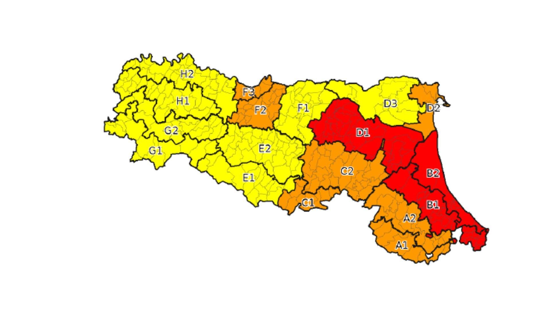 foto allerta rossa