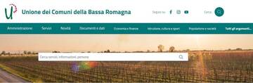 Online i nuovi siti istituzionali dell'Unione della Bassa Romagna e di tutti i Comuni